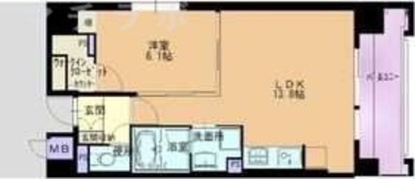 上前津駅 徒歩5分 10階の物件間取画像